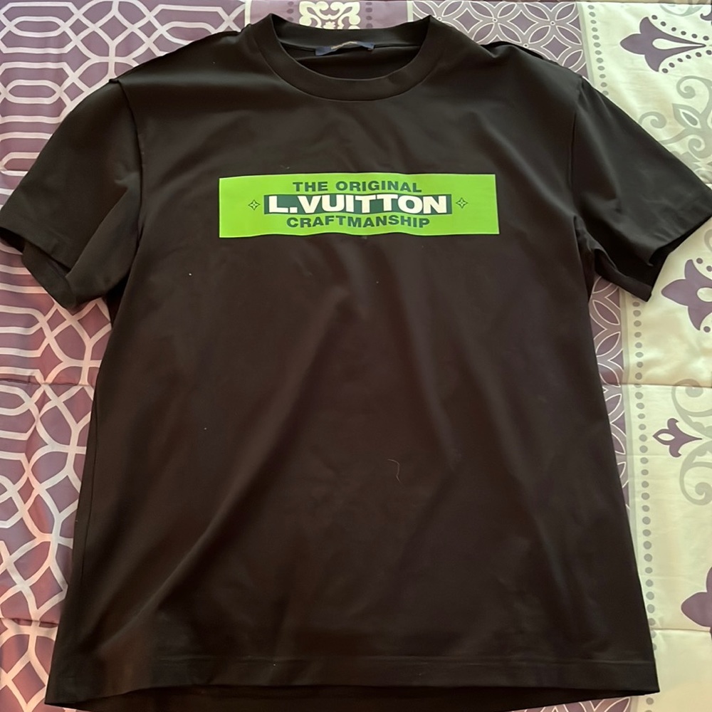 Louis Vuitton L printed t-shirt